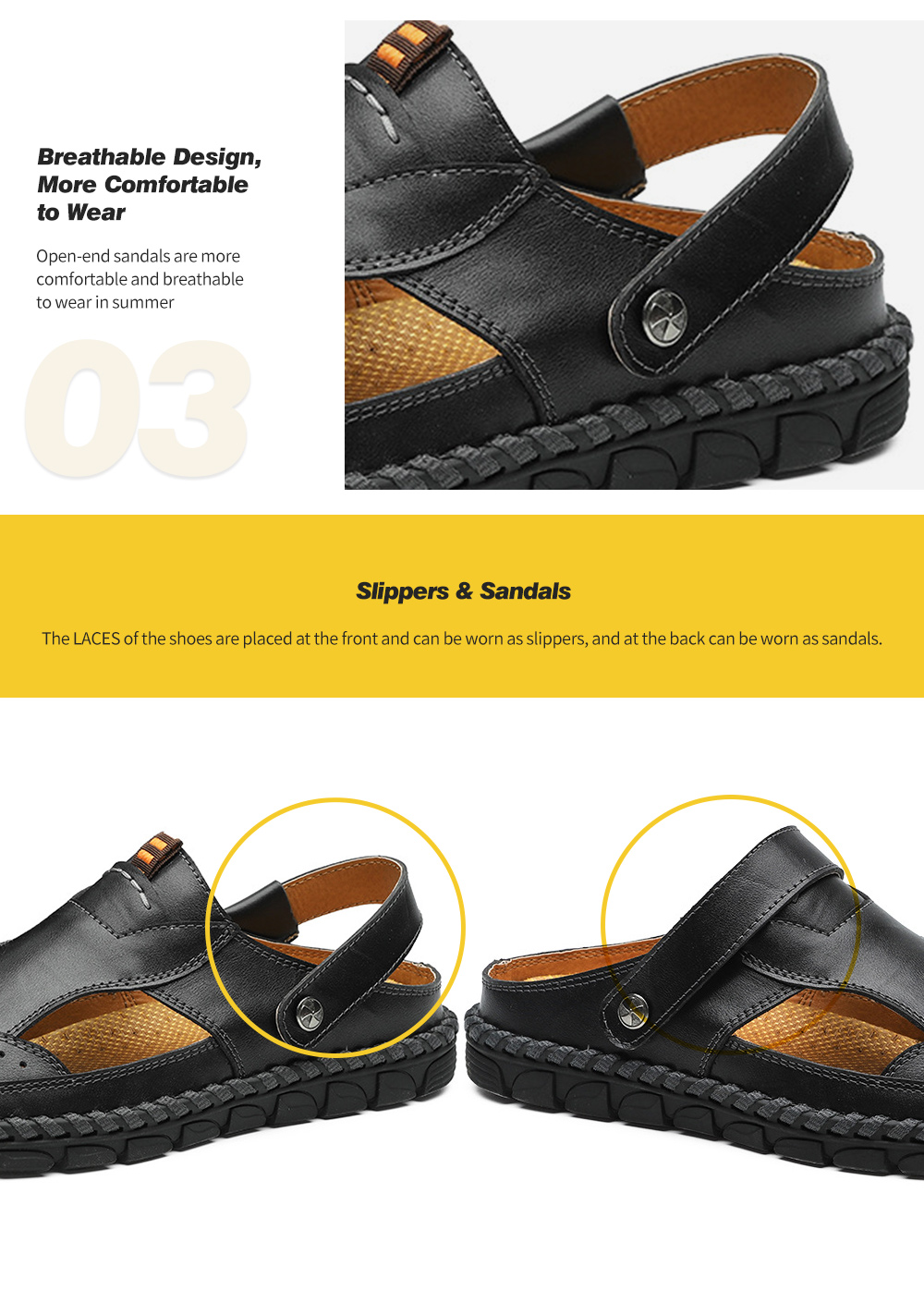 Slipper Male Summer Men's Sandals Breathable Casual Leather Sandals Dual-use Summer Camp Sandal Shoes - Red-brown 38 Slipper Male Summer Men's Sandals Breathable Casual Leather Sandals Dual-use Summer Camp Sandal Shoes - Red-brown 38